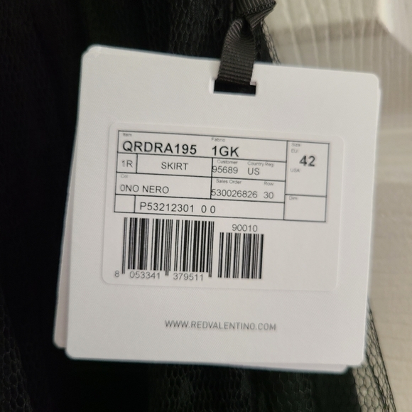 NWT REDValentino Point D'Esprit tulle skirt with elastic waistband - Picture 4 of 4